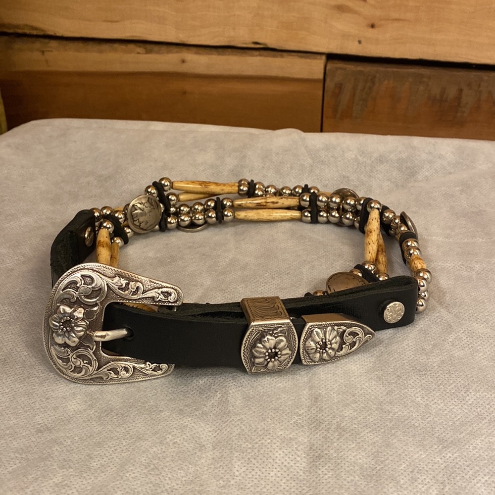 Authentic Buffalo Nickel Concho Belt handmade size